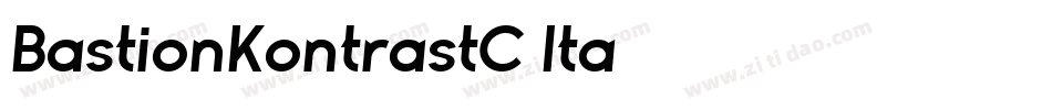 BastionKontrastC Ita字体转换